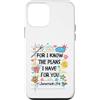 Faith School Plans Collection Custodia per iPhone 12 mini For I Know The Plans I Have For You Christian Back To School