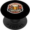 Amante della birra divertente Mi dispiace, non posso avere impegni con la mia birra PopSockets PopGrip Adesivo