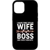 I Have Two Titles Wife And Boss Custodia per iPhone 12/12 Pro Ho due titoli Moglie e capo e li rock entrambi