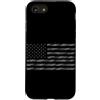 American Flag Camo Patriotic Military Gr Custodia per iPhone SE (2020) / 7/8 Bandiera militare militare americana grigia mimetica americana patriottica