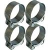 Boltza Scarico In Gomma Siliconica Super Clamp Supra Clip per Tubo Flessibile a Bullone Singolo W1 (60-63 mm)(4)