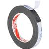 PATIKIL 5m/16.4ft Sigillatura Schiuma Nastro, 15mm Largo 1mm Spesso Singolo Paraspifferi Gommapiuma Guarnizione Porta Striscia per Mobili per Isolamento Tubi Finestre, Nero