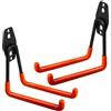 Maclean 1 pezzo gancio da garage, supporto da parete per pneumatici, strumenti, scala, bicicletta | Ganci da parete per organizzazione, doppio gancio, ganci di stoccaggio, ganci per attrezzi (2