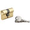 Thirard Cilindro europeo SA 25 x 25 mm finitura ottone, 3 chiavi - THIRARD | Profilo europeo, anti-strappo, 5 perni, montaggio facile, per porta d'ingresso o comunicazione, finitura ottone