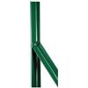 MED BUILDING SOLUTIONS MED | 10 PZ Saetta per Pali Recinzione Metallica | Saette a L 25x25x3mm in Ferro Plastificato Verde - x Paletti Recinzioni (H 125 CM), soluzione resistente e duratura per Rinforzi Angolari e Terminali