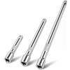 Cutefat Set di 3 Prolunghe per Chiave a Cricchetto 3/8 in Acciaio al Cromo, Lunghezze 75 mm, 150 mm, 250 mm