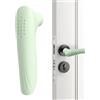 Generico Cuscino per maniglia per porta in silicone, manicotto di copertura per maniglia per porta in silicone - Protezioni anti-collisione per leve delle porte antiscivolo a forma di L,Cuscino per pomello del