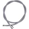Autilyshop Tubo di ricambio estraibile da cucina, in acciaio inox, per spruzzatore da cucina, rubinetto commerciale/miscelatore lavello/risciacquo piatti (grigio a scatto)