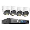 SANNCE 4K Kit Videosorveglianza Esterno PoE NVR 4 Telecamere senza HDD