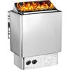 SDKEHUI Stufa Elettrica per Sauna 9KW con Controllore Interno Sala Sauna 220V Acciaio Inox Domestica Vasca da Bagno Doccia Spa Riscaldatore di Sauna Area di Lavoro 9m³ Pietra NON Inclusa