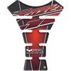 Paraserbatoio.it PARASERBATOIO RESINATO ADESIVO EFFETTO 3D, PER MOTO COMPATIBILE CON YAMAHA Fazer FZS 600 1000 rosso