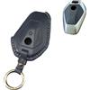 HIBEYO Custodia per chiave moto adatta per R1300GS 1300GS R1250GS R12 2023 2024 2025 ADV avventura moto custodia portachiavi in pelle portachiavi telecomando accessori A blu