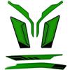 Tankpad Adesivo paracatena compatibile per Kawasaki Z900 verde X550185