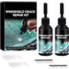 Generico 2026 Windshield Crack Repair Kit, Upgraded Windshield Chip Repair Kit, Quick Glass Repair Liquid, Long-Lasting for Windshields Windows Mirrors, all Crack Types 20ml (2 Set)