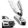 Mwqpgyh Decorazione per cofano anteriore 'auto, statuetta del radiatore per auto, stemma 'ala d'angelo, decorazione per cofano anteriore , per camion, berline, auto