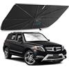 D-Lumina Ombrello Parasole Auto M.ercedes-Benz GLE 2015, Parasole Auto Parabrezza Interno Pieghevole, Blocca il 99.9% dei Raggi UV, Manico Orientabile a 360°
