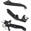 Flydida 7H0843398H guida rullo porta scorrevole cuscinetto a sfere rullo porta scorrevole set completo parte superiore centrale inferiore destro ricambio per T5 T6 Transporter Multivan V 7H 7E 7J 7H0843436B