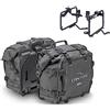 MOTOTOPGUN givi canyon grt720+plo9430mk borse laterali + attacchi monokey 25 + 25 litri compatibile con ktm 790 adventure r 2019 2020 mototopgun