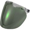 Partuto 1pc Visiera Universale per Casco - Sostituzione Visiera Casco Moto Anti-UV - Resina Nera, Marrone