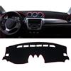 NCTPICLC Tappetino Cruscotto Tappetino Parasole Per Cruscotto Auto Per Suzuki Per Vitara LY 2015 2016 2017 2018 2019 2020 2021 2022 2023 2024 Copertura Cruscotto(A LHD Red Side)