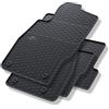 Mossa Tappetini gomma adatti per Opel Adam Hatchback (2012-2019) 4 pz. nero