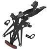 LighTech kit porta targa regolabile KTARYA116A1 compatibile con Yamaha YAMAHA MT-09 TRACER 2013-2016