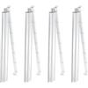 Generic Mahjong Rack - 4 Pezzi Mahjong Tile Rack e Pusher, Mahjongg Piastrelle Racks, Set con Pusher, da Gioco | Mahjongg Holder Stand Organizerr Per Famiglia Gioco Notte Compleanno Incontri