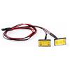 Levigo RC Rettangolare Indicatore di direzione laterale per RCDream 1:8/1:10, accessori di aggiornamento RC Indicatore laterale LED luce (giallo)