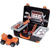 Smoby - B+D Valigetta Bricolo con auto da costruire, set di attrezzi, comoda valigetta da trasportare, per bambini dai 3 anni, 7600360904