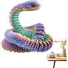 Generico Snake articolato stampato in 3D, giocattolo Snake Fidget,Oggetti da collezione di articolati desktop - Kids Fidget Movable giocattolo, giocattoli per stampati in 3D per ragazze