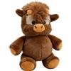 Meaunzyl Pupazzo Che Corre - Adorabile Animale Peluche Muccas Pelosa Peluche mucc a | 45cm Cuscino Morbido Per Alleviare Lo Stress Peluche Cinghiale Che Corre Vitello Che Corre Per Ragazzi E Ragazze