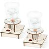 Sjfbebsy Tornado Maker 2 Set Tornado educativo in una bottiglia, simulatore magnetico scientifico, giocattoli alimentati a batteria per bambini, lezione di laboratorio scientifico, giocattoli per bambini