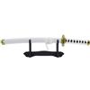 Generico SPAZIOMILITARE MINI KATANA ORNAMENTALE ISPIRATA ALLA KATANA WADO ICHIMONJI DI RORONOA ZORO SERIE ANIME