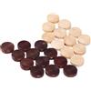 JDIEOQA 24 pezzi gioco da tavolo Backgammon, scacchi, impilabili, per legno