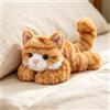 Yooyan Peluche a forma di gatto, 18 cm, colore arancione, per decorare la stanza e l'auto, da collezione, idea regalo e feste per gli amanti dei gatti