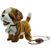 Generico Cane Peluche Telecomandato San Bernardo Filoguidato con Suoni Cammina Abbaia Scodinzola Interattivo Camminante Muove la Coda Cagnetto Camminante Cucciolo Elettronico Cagnolino in Peluche Guinzaglio