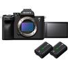 Sony Alpha 7 IV - 33 MP Fotocamera mirrorless full frame, autofocus | 33 MP, autofocus in tempo reale, 10 fps, video 4K a 60p, touchscreen, include 2 batterie
