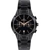Breil, Collezione New One, Orologio Donna in Acciaio, Movimento al Quarzo Solo Tempo, Resistente all'Acqua, Lunghezza Regolabile 13.5-19 cm, Chiusura Déployante con Pulsanti, Cassa 24 mm, Total Black
