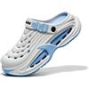 Tencipeda Classic Clog for Men & Women, Breathable Platform Clogs with Cushioned Eva Sole for Pool Garden Indoor Outdoor (Blue,47)