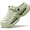 Tencipeda Classic Clog for Men & Women, Breathable Platform Clogs with Cushioned Eva Sole for Pool Garden Indoor Outdoor (Green,39)