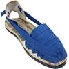 Espardenya.cat Espadrillas Espardenyes Design Sette Vene in Colori Tradizionali Nero, Rosso e Blu in Suola Mista