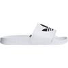 Adidas Adilette Lite, Ciabatte Uomo, Bianco/Nucleo Nero/Bianco, 40.5 EU
