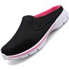 Acfoda Zoccoli Donna Sabot Uomo Estive Antiscivolo Traspiranti Ciabatte Comode Giardino Spiaggia Pantofole Leggero Mesh Scarpe da Casa Piscina con Plantare Estraibile Nero 38
