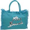 Miss Beach - Borsa da Spiaggia Con Chiusura Zip per Vacanze, Borsa Mare | 29 Litri di Volume - Tracolla in Tela, borsa da picnic in Tela