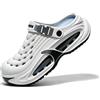 Tencipeda Classic Clog for Men & Women, Breathable Platform Clogs with Cushioned Eva Sole for Pool Garden Indoor Outdoor (White,40)