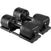 BrainGain SmartBells Ninja Manubri Regolabili 40kg Coppia, 3-40kg