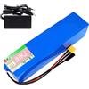 JHKJ Pacco batterie al Litio da 48 V 10 Ah 12 Ah per Scooter e ciclomotori con Caricabatterie,48v 12ah