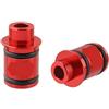 AYBDSJNWSF Perno passante ad adattatore a sgancio rapido 15/12mm Conversione 9mm for ruote da bicicletta(12mm Red)
