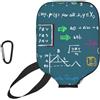 InOmak Formula Matematica Stampata, Custodia Sportiva per Racchetta da Pickleball; Compatibile con Tutte Le Forme e Dimensioni di Racchetta.
