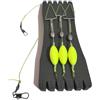 Generic Montaggio per carpe, montaggi per capelli da , kit di gancio regolabile in acciaio per esca in acqua salata e